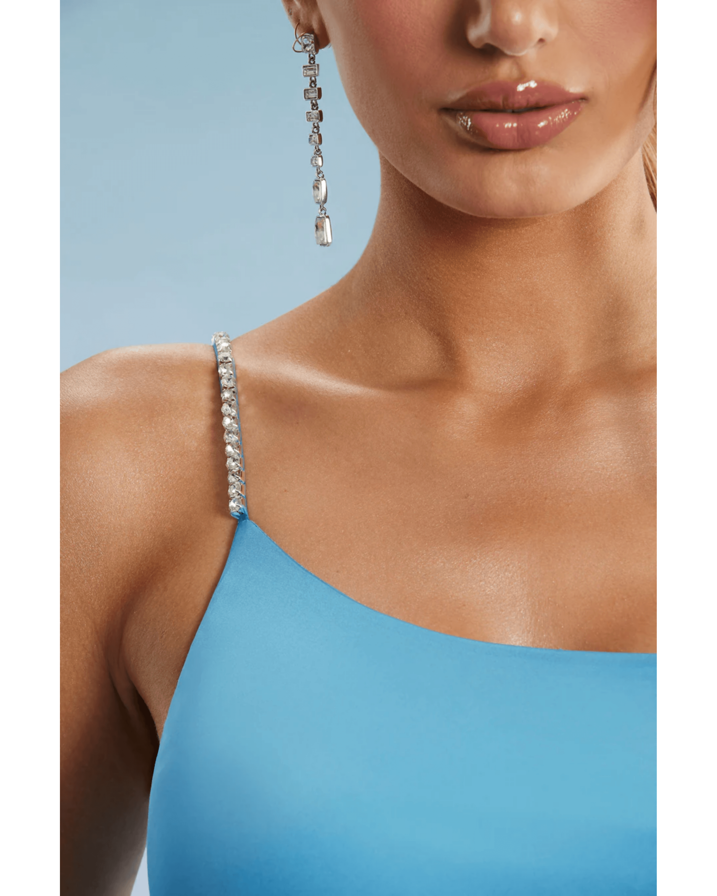 Behati Asymmetric Cut Out Midaxi Dress - Endless - UAE Rental and Resale for Women's Fashion