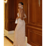 Beige Long Dress - Endless - UAE Rental and Resale for Women's Fashion