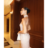 Beige Long Dress - Endless - UAE Rental and Resale for Women's Fashion