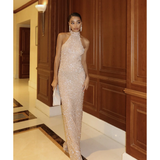 Beige Long Dress - Endless - UAE Rental and Resale for Women's Fashion
