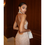 Beige Long Dress - Endless - UAE Rental and Resale for Women's Fashion