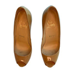 Beige Patent Prive Pumps Heels - Endless - UAE Rental and Resale for Women's Fashion