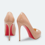 Beige Patent Prive Pumps Heels - Endless - UAE Rental and Resale for Women's Fashion