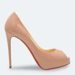 Beige Patent Prive Pumps Heels - Endless - UAE Rental and Resale for Women's Fashion