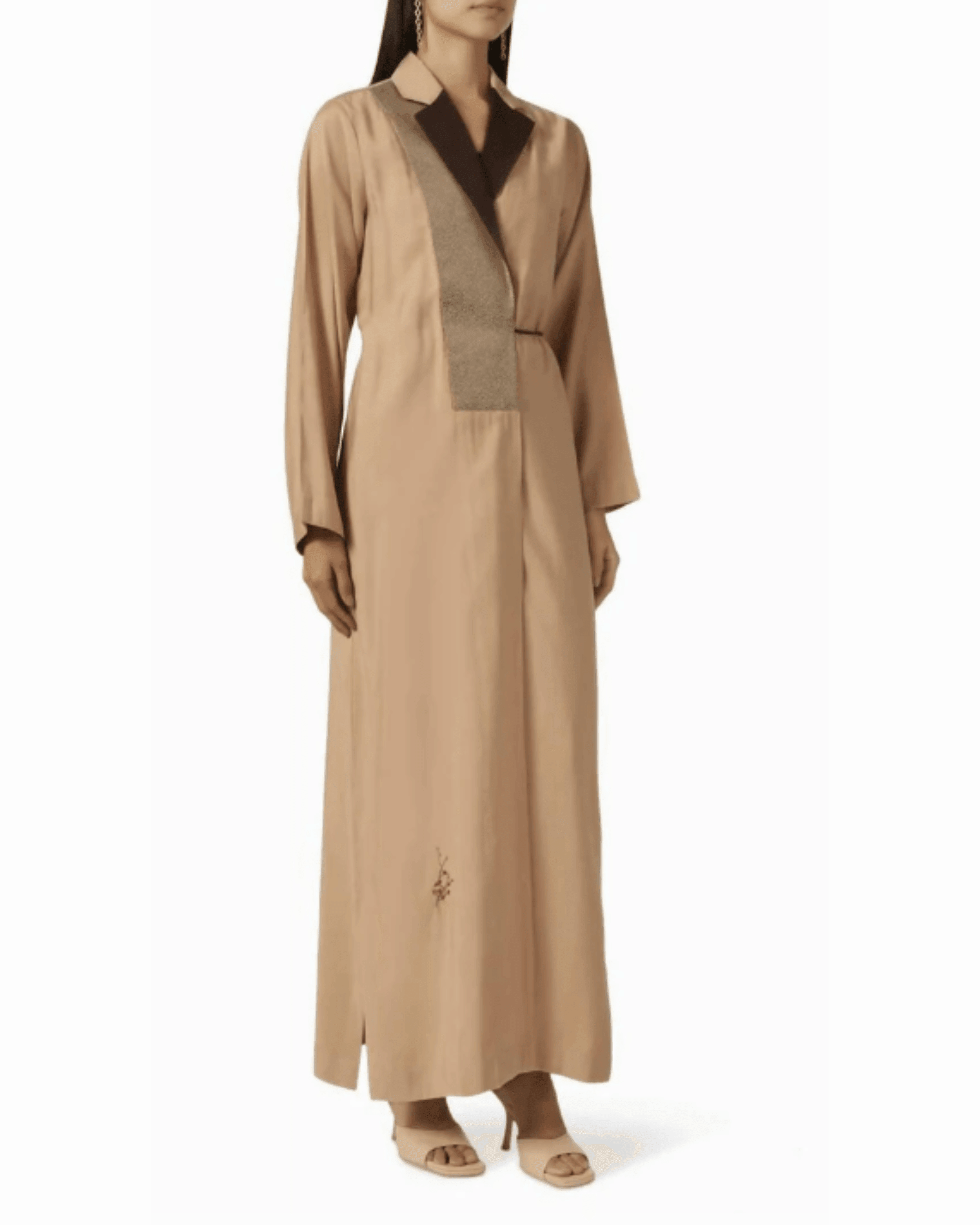 Belted Abaya in Tencel - Endless - UAE Rental and Resale for Women's Fashion