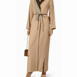 Belted Abaya in Tencel - Endless - UAE Rental and Resale for Women's Fashion