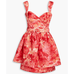Belted Floral-Print Dress - Endless - UAE Rental and Resale for Women's Fashion