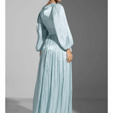 Belted Wrap Effect Midi Dress - Endless - UAE Rental and Resale for Women's Fashion
