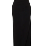 Black Body-Fitting Sun Accessory Detailed Shiny Jewelled Strapless Gown - Endless - UAE Rental and Resale for Women's Fashion