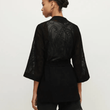 Black Carina Ossia Embroidered Kimono - Endless - UAE Rental and Resale for Women's Fashion