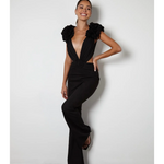 Black Cassini Jumpsuit - Endless - UAE Rental and Resale for Women's Fashion