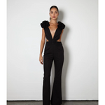 Black Cassini Jumpsuit - Endless - UAE Rental and Resale for Women's Fashion