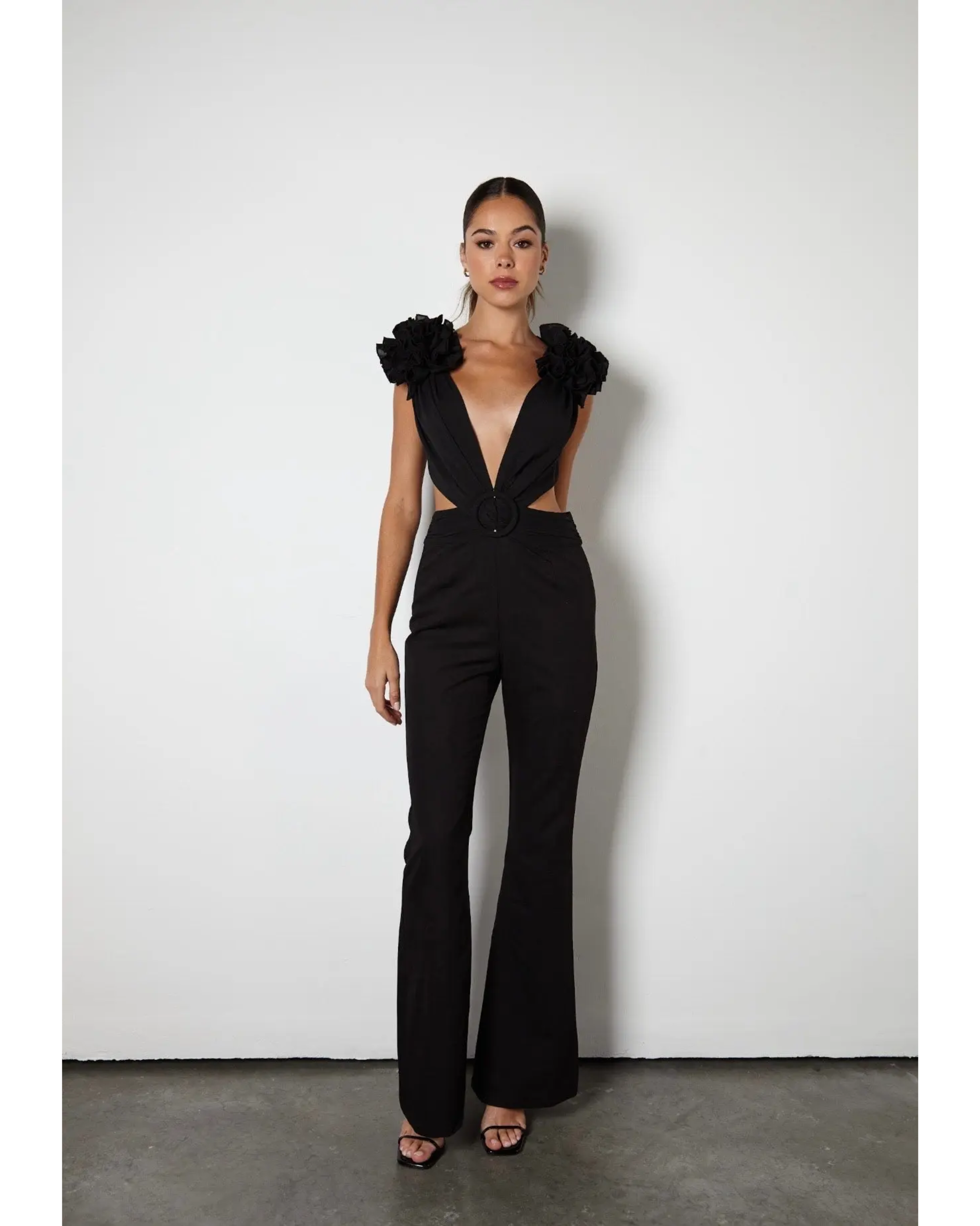 Black Cassini Jumpsuit - Endless - UAE Rental and Resale for Women's Fashion