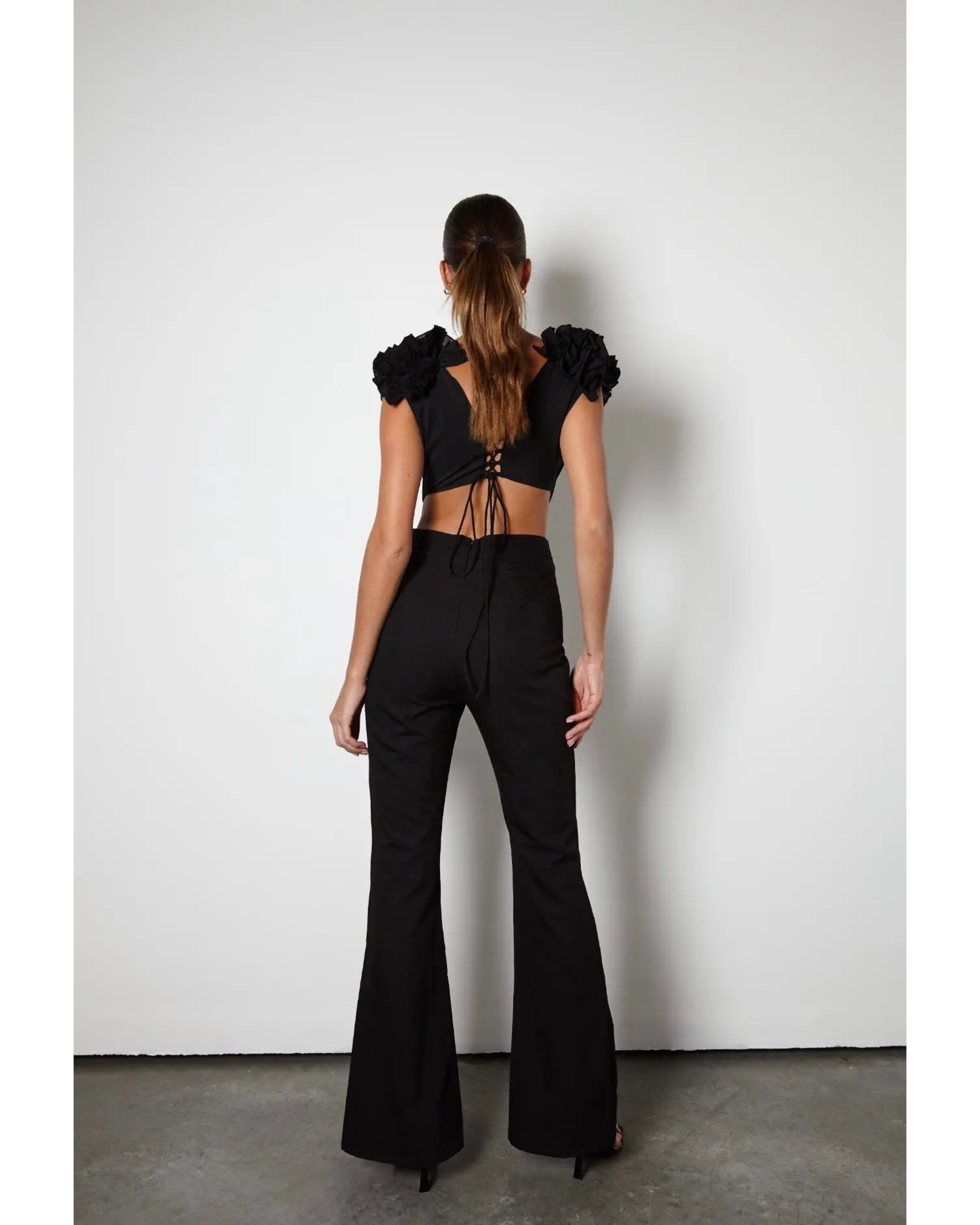 Black Cassini Jumpsuit - Endless - UAE Rental and Resale for Women's Fashion