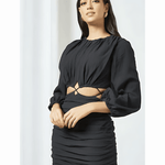 Black Cut Out Dress - Endless - UAE Rental and Resale for Women's Fashion