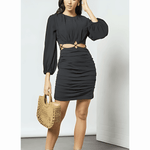 Black Cut Out Dress - Endless - UAE Rental and Resale for Women's Fashion
