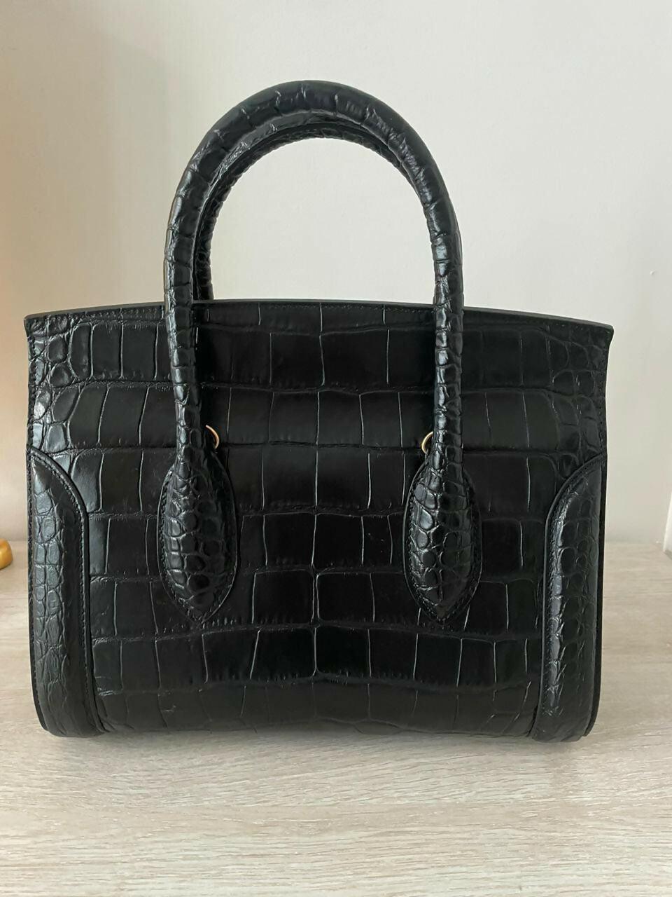 Black Heroine 30 Croc-embossed Tote Bag - Endless - UAE Rental and Resale for Women's Fashion