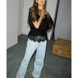 Black Lace Tilly Top - Endless - UAE Rental and Resale for Women's Fashion