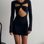 Black Mini Bodycon Dress - Endless - UAE Rental and Resale for Women's Fashion