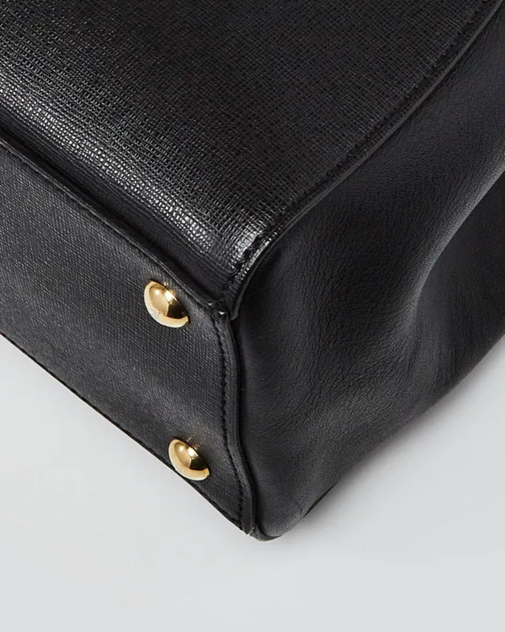Black Saffiano Leather Petite Sac 2jours Elite Tote Bag - Endless - UAE Rental and Resale for Women's Fashion