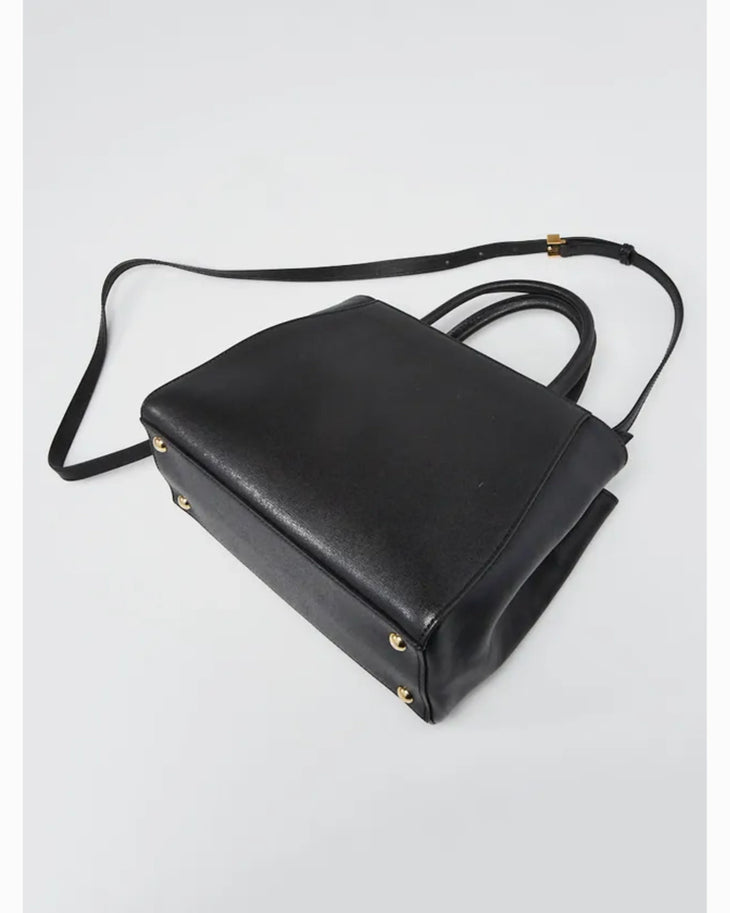 Black Saffiano Leather Petite Sac 2jours Elite Tote Bag - Endless - UAE Rental and Resale for Women's Fashion