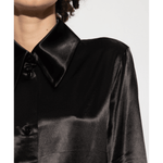 Black Satin Shirt - Endless - UAE Rental and Resale for Women's Fashion