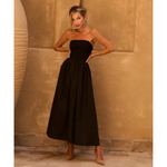 Black Strapless Midi Dress - Endless - UAE Rental and Resale for Women's Fashion