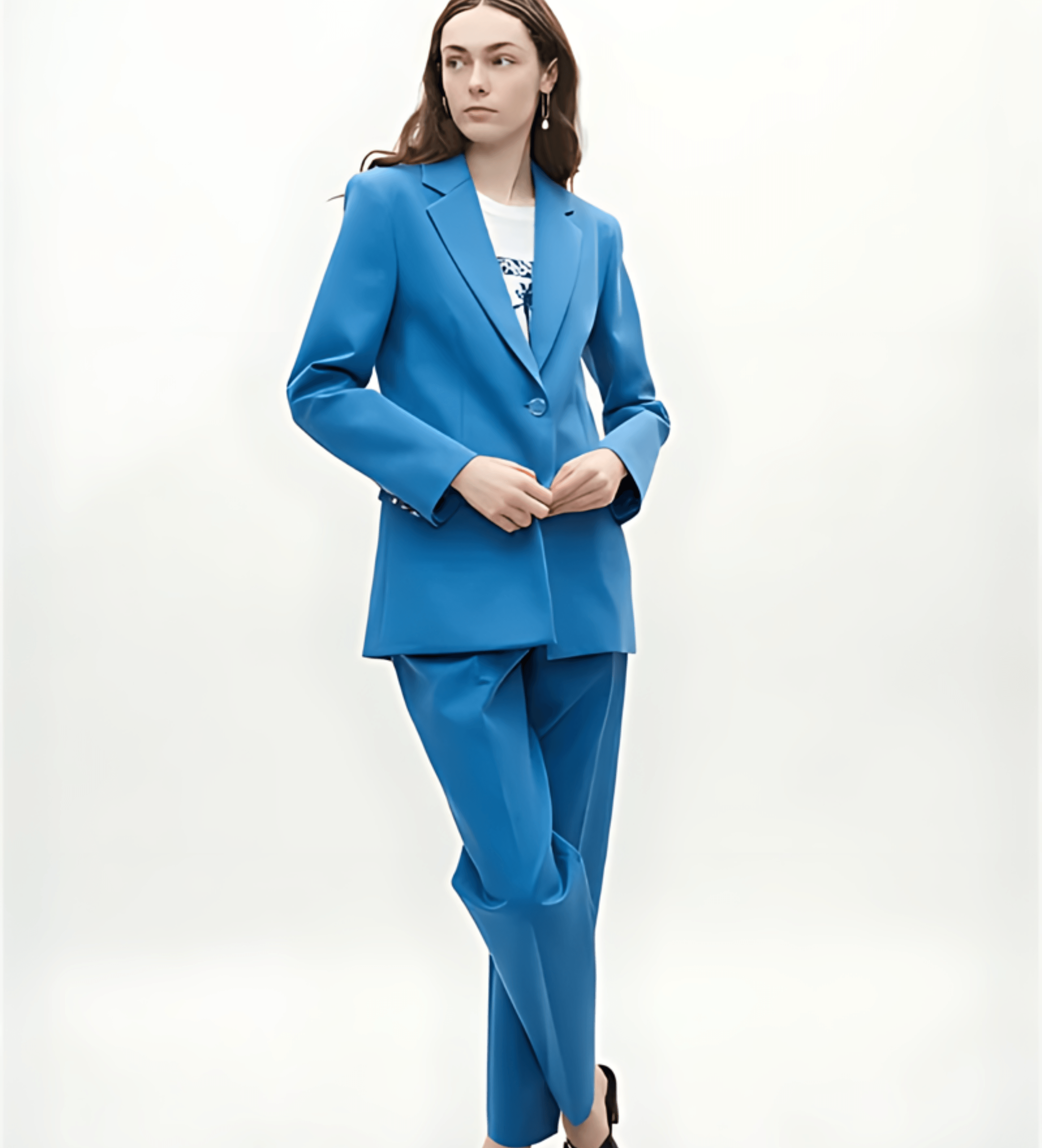 Blue Blazer - Endless - UAE Rental and Resale for Women's Fashion