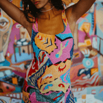 Boston Vibrant Hand-Beaded Dress - Endless - UAE Rental and Resale for Women's Fashion