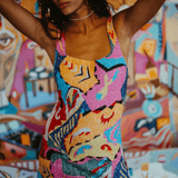 Boston Vibrant Hand-Beaded Dress - Endless - UAE Rental and Resale for Women's Fashion