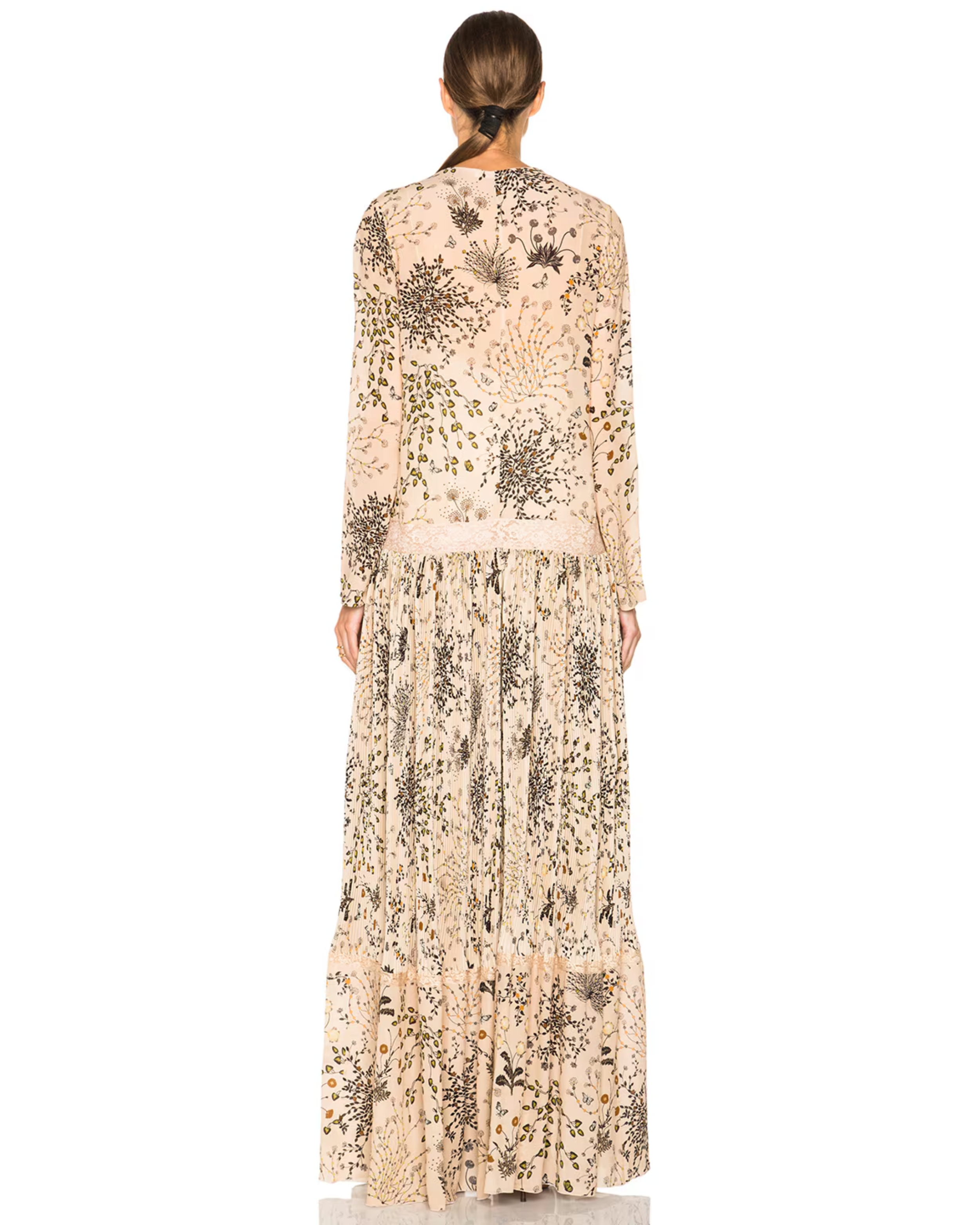Botanical Herb Print Dress - Endless - UAE Rental and Resale for Women's Fashion