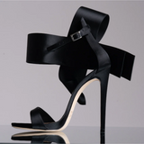 Bow Open-Toe Sandals - Endless - UAE Rental and Resale for Women's Fashion