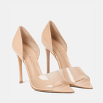 Bree Leather and PVC Peep-Toe Pumps - Endless - UAE Rental and Resale for Women's Fashion