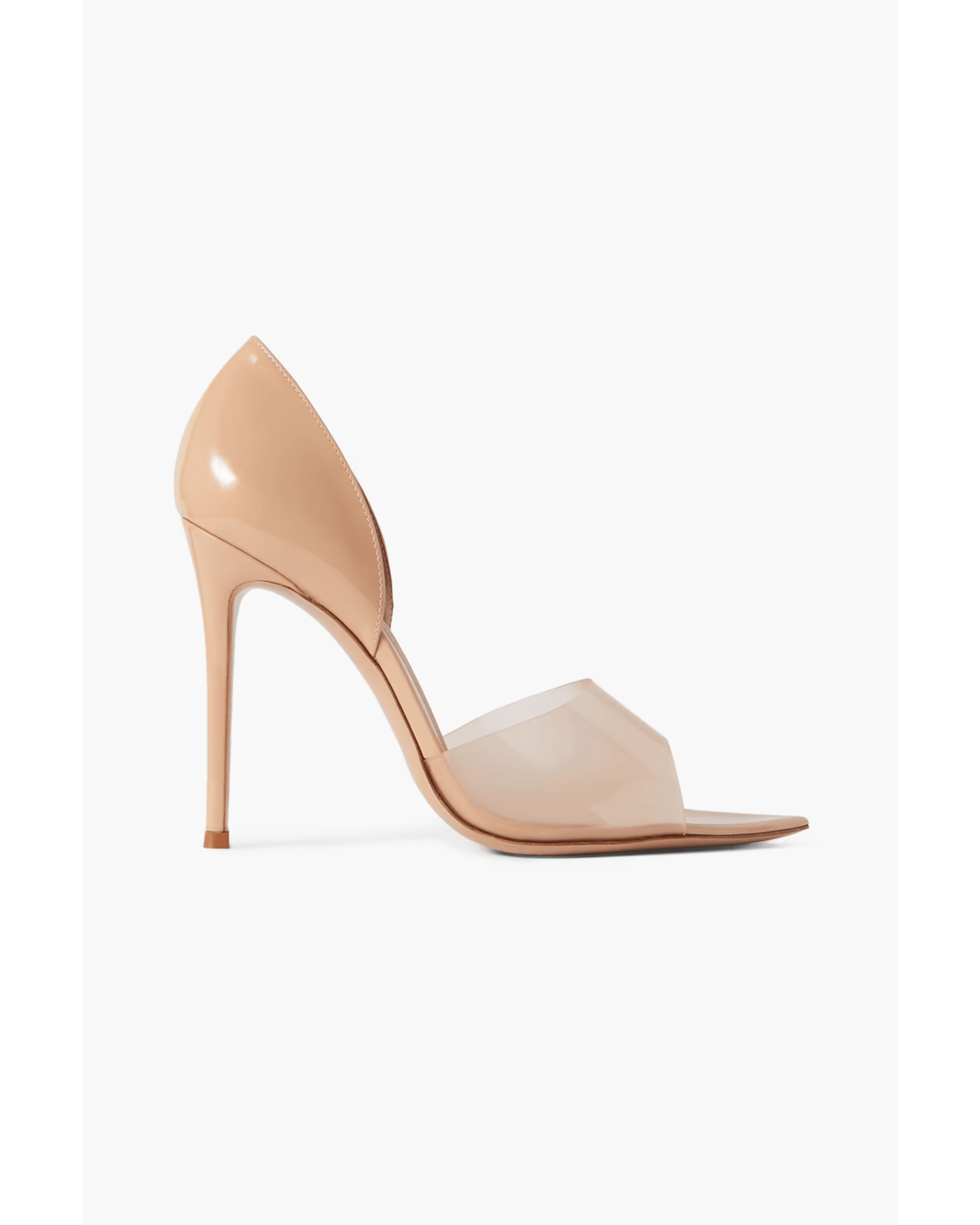 Bree Leather and PVC Peep-Toe Pumps - Endless - UAE Rental and Resale for Women's Fashion