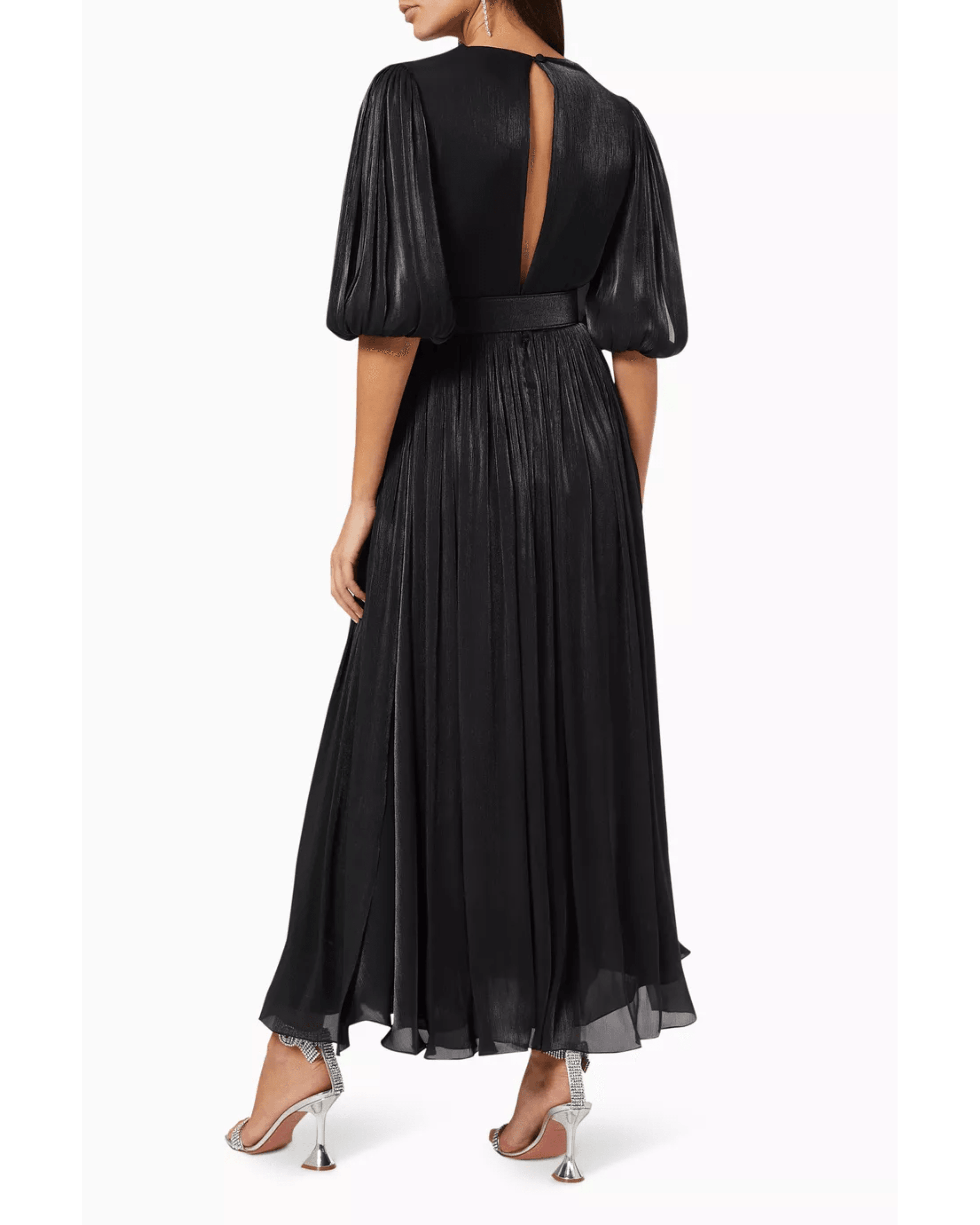 Brennie Lurex Georgette Maxi Dress - Endless - UAE Rental and Resale for Women's Fashion