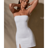 Brielle Bandeau Neckline Mini Dress - Endless - UAE Rental and Resale for Women's Fashion