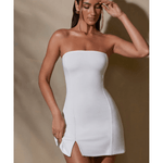 Brielle Bandeau Neckline Mini Dress - Endless - UAE Rental and Resale for Women's Fashion