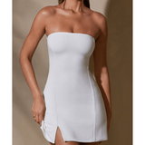 Brielle Bandeau Neckline Mini Dress - Endless - UAE Rental and Resale for Women's Fashion