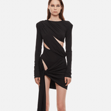 Brigit Draped Mini Dress - Endless - UAE Rental and Resale for Women's Fashion