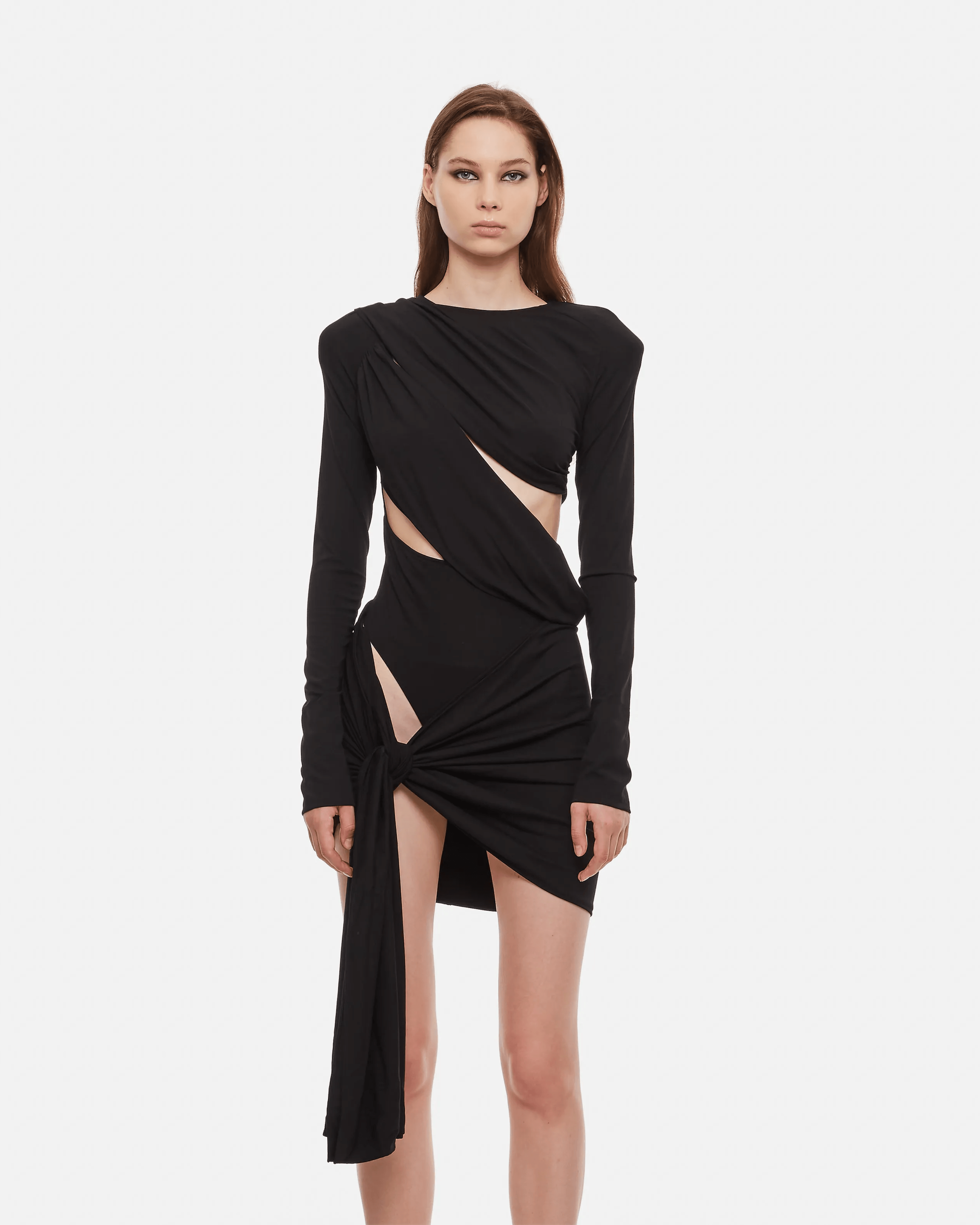 Brigit Draped Mini Dress - Endless - UAE Rental and Resale for Women's Fashion