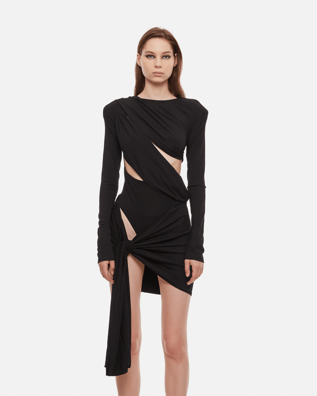 Brigit Draped Mini Dress - Endless - UAE Rental and Resale for Women's Fashion