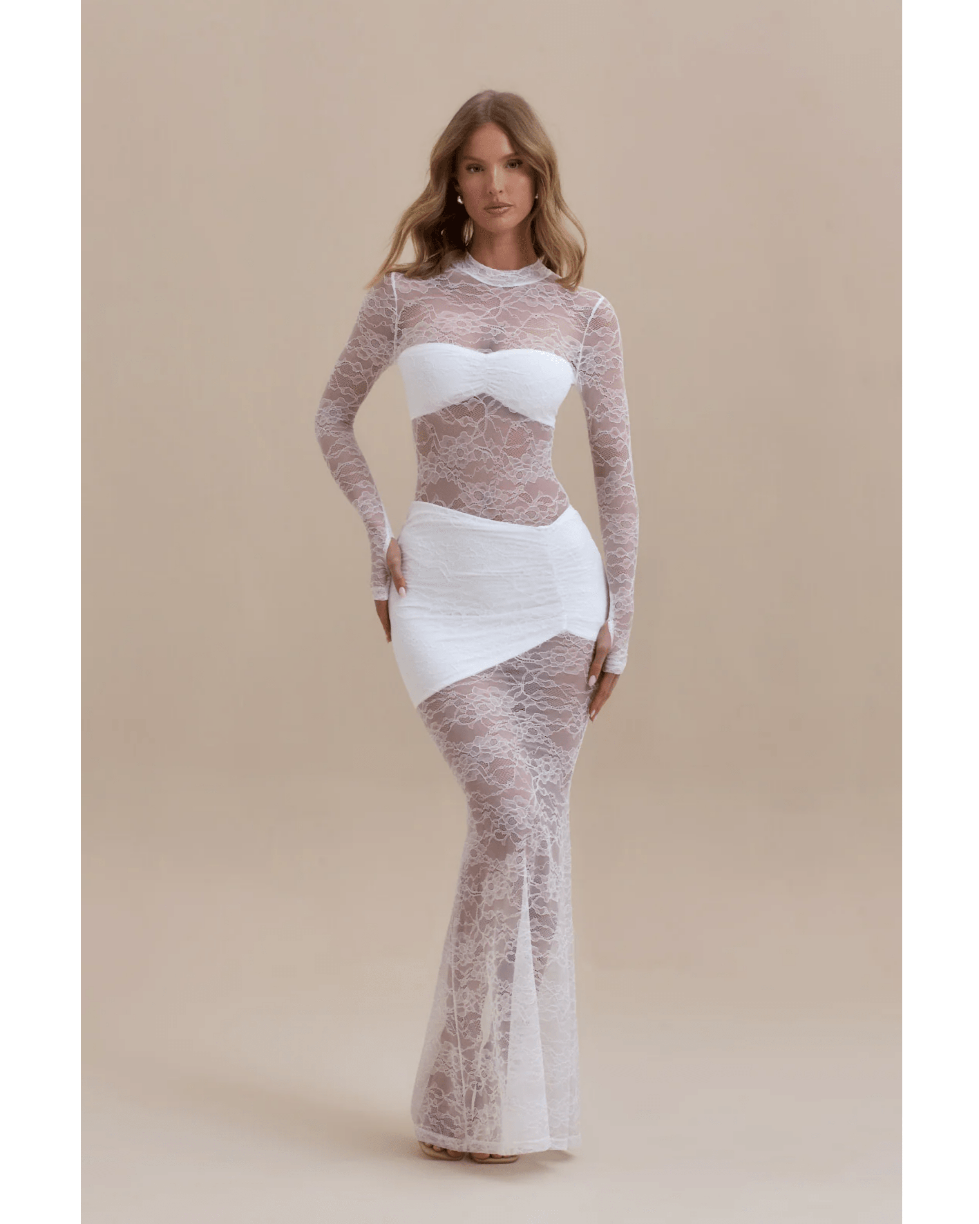 Britney Lace Bodysuit - Endless - UAE Rental and Resale for Women's Fashion