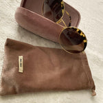 Brown Gradient Tortoise Gold Tone SMU51Q Round Sunglasses - Endless - UAE Rental and Resale for Women's Fashion