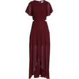 Burgundy Cut-out Maxi Dress - Endless - UAE Rental and Resale for Women's Fashion