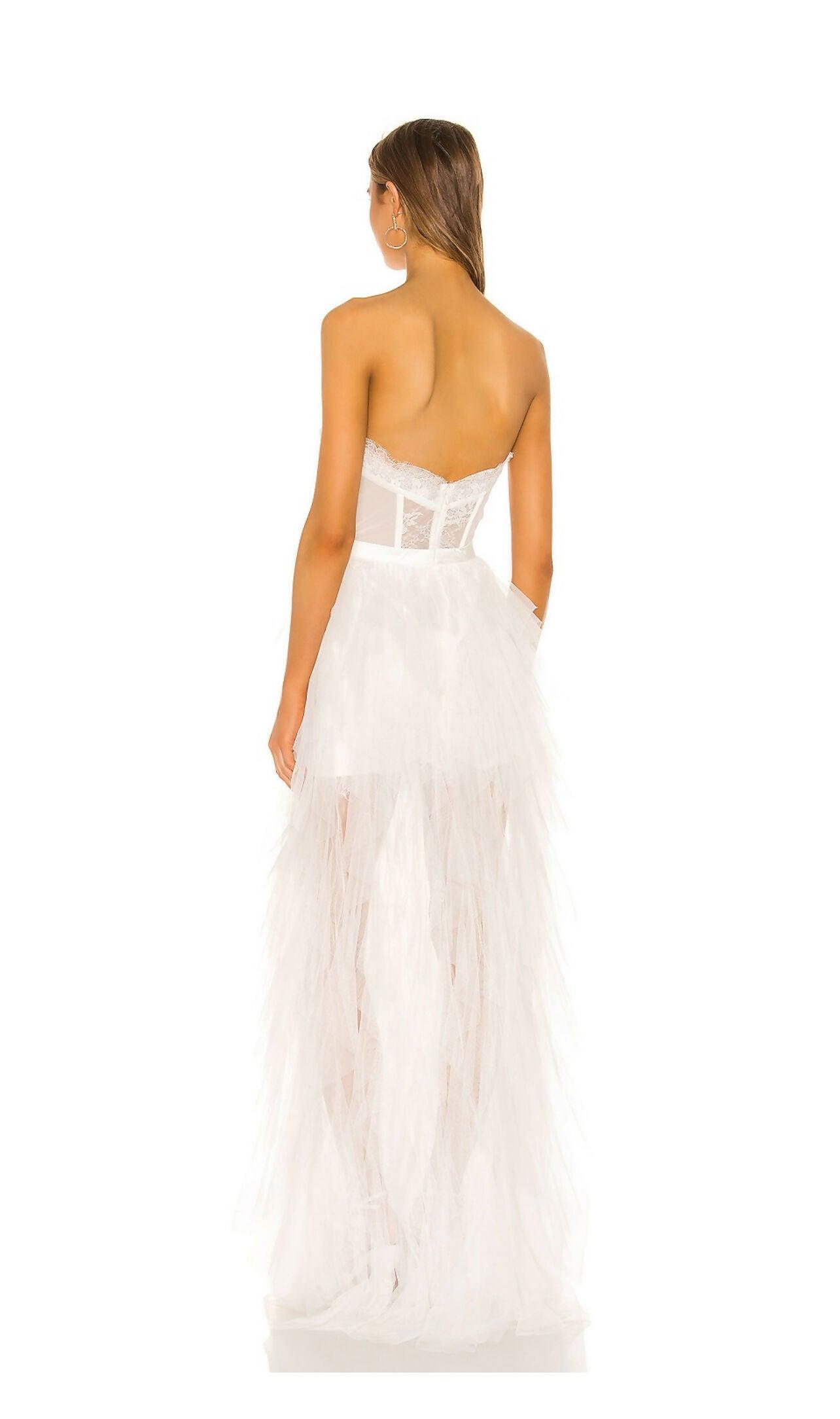 Bustier Gown in White - Endless - UAE Rental and Resale for Women's Fashion