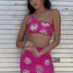 Callie Luxury Embellished Hot Pink Co-ord Set - Endless - UAE Rental and Resale for Women's Fashion