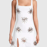 Callie Luxury Embellished White Party Dress - Endless - UAE Rental and Resale for Women's Fashion