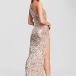 Candice Sequin Dress in Rose Gold - Endless - UAE Rental and Resale for Women's Fashion