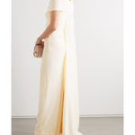 Cape-effect Off-the-shoulder Ruched Stretch-cady Gown - Endless - UAE Rental and Resale for Women's Fashion