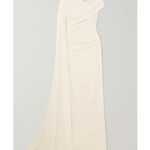 Cape-effect Off-the-shoulder Ruched Stretch-cady Gown - Endless - UAE Rental and Resale for Women's Fashion